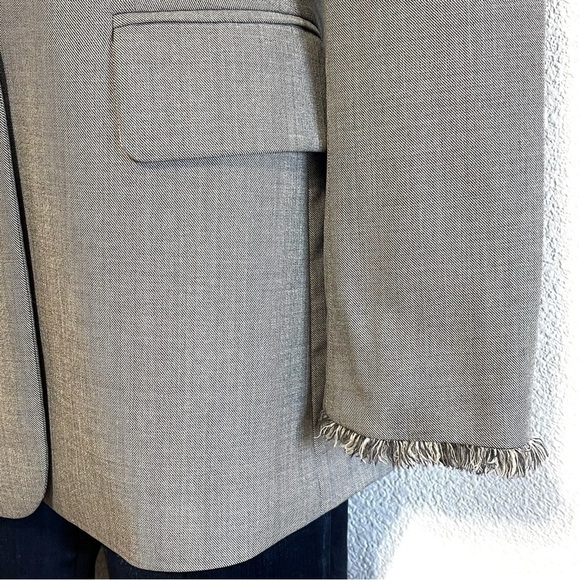Escada Ermenegildo Zegna Woman 100% New WOOL Blazer Coat Jacket Size: 34 US S - Picture 4 of 16